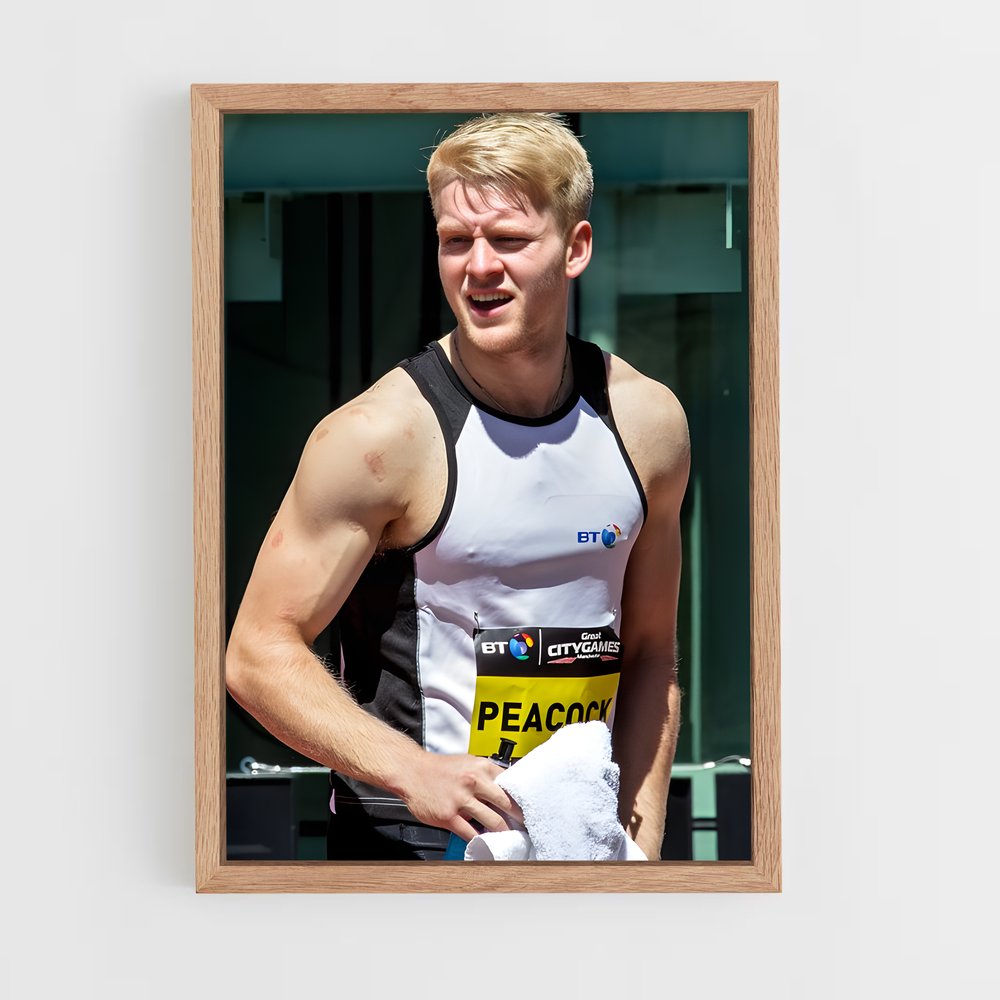 Poster Sprint Urbain – affiche Jeux Olympiques (vue 4)